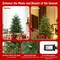 Green PVC PE 5ft Artificial Christmas Tree with 200 LED Lights